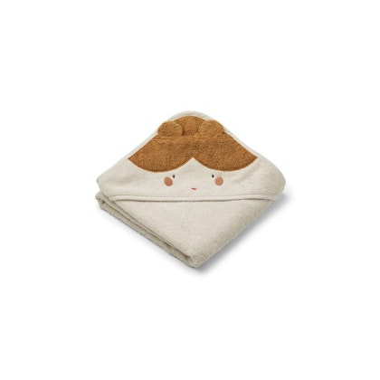 Liewood Albert doll / sandy, hooded towel for newborns