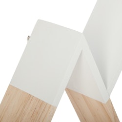 White tipi shelf