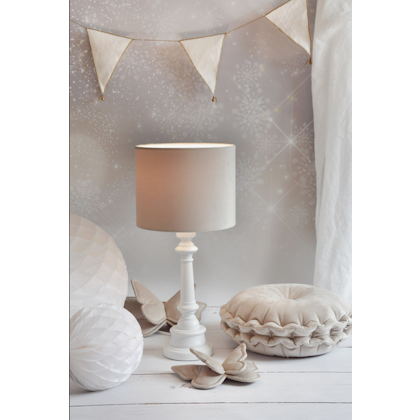 Lamps&Company, Table lamp for the children's room, beige velvet