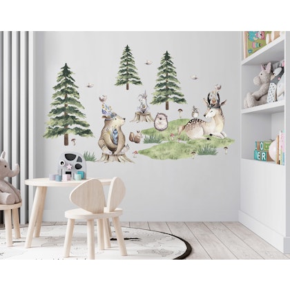 Wall stickers, Big forest friends