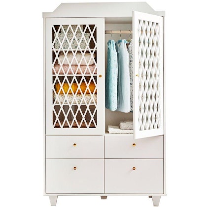 Cam Cam, Wardrobe Double Harlequin Light Sand