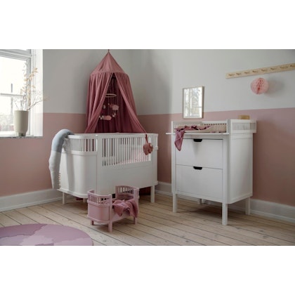 Sebra Doll's bed blossom pink