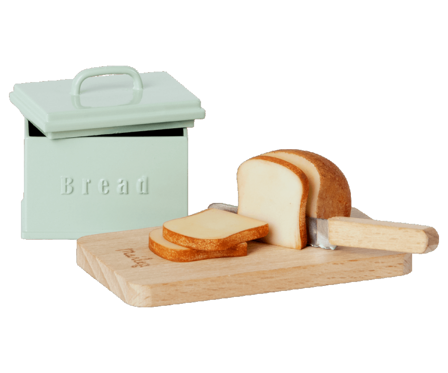 Maileg, bread box with cutting board 