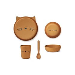 Liewood, Brody matset 4 delar, Cat golden caramel