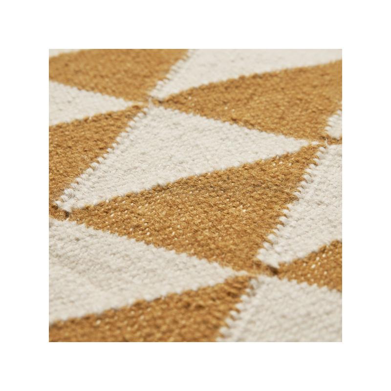 Liewood, Berlin carpet with fringes, Triangle golden caramel mix 