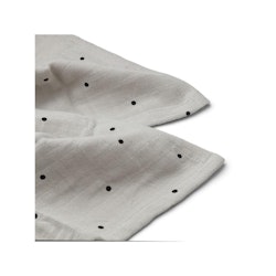Liewood, Lewis snuttefilt 2-pack, Classic dot dumbo grey
