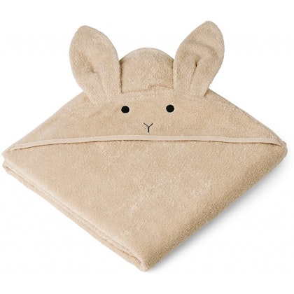 Liewood Hooded towel, Augusta Rabbit apple blossom