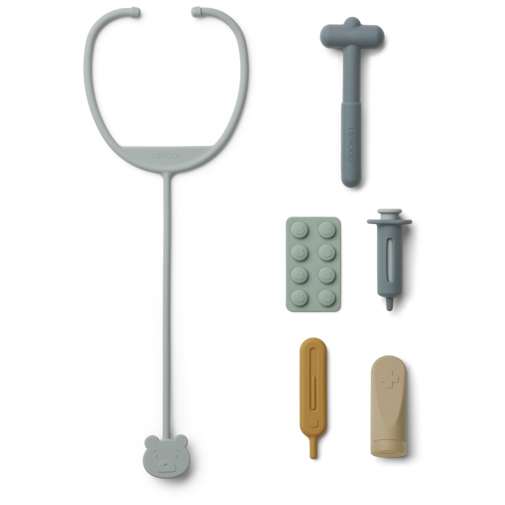 Liewood, silicone doctor set, Lennart Blue multi mix 