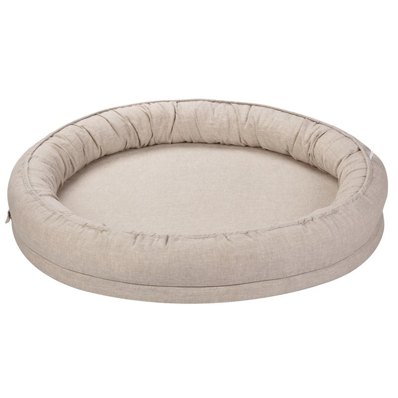 Cotton&Sweets natur/beige junior nest classic i 100% linne 