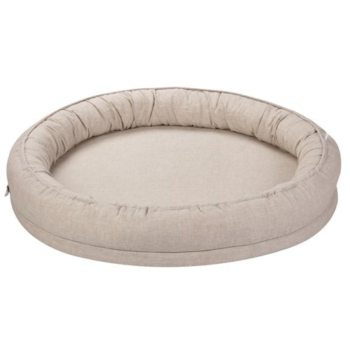 Cotton&Sweets natural/beige junior nest classic in 100% linen