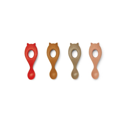 Liewood, Liva silikon sked 4-pack, Multi mix