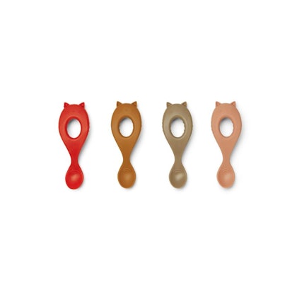 Liewood, Liva silicone spoon 4-pack, Multi mix