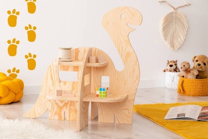 Babylove, floor bookcase for children's room, Dino