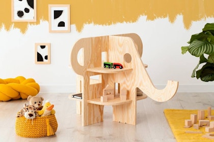 Babylove, floor book shelf for the children's room, Elephant