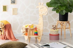 Babylove, golvbokhylla till barnrummet, Giraff
