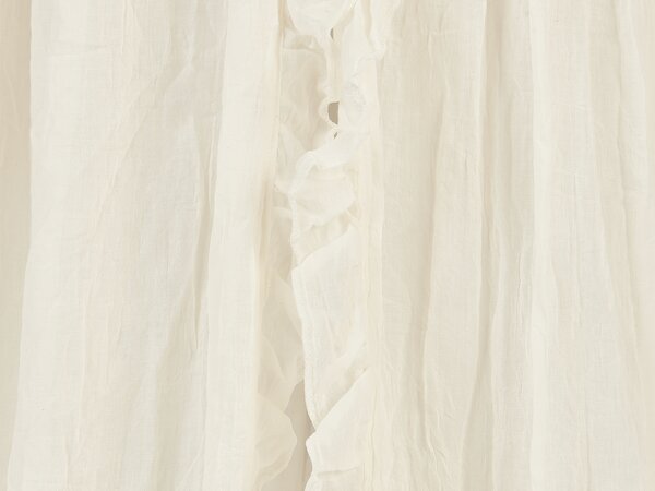 Jollein, ivory bed canopy with frill 