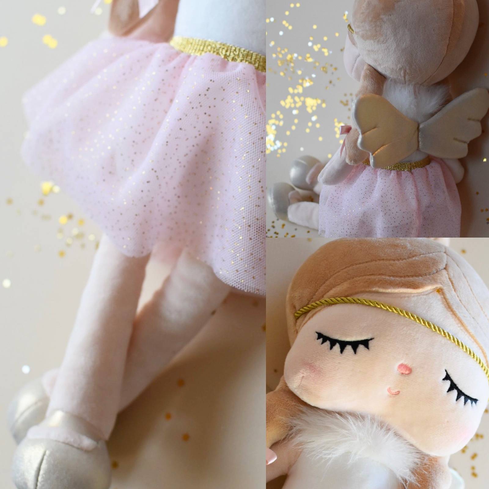 Sleeping angel, large doll with name 
