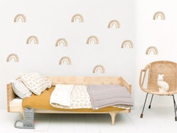 Babylove, little beige rainbow, väggklistermärke 12 st