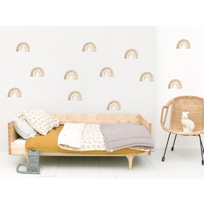 Babylove, little beige rainbow, wall sticker 12 pcs