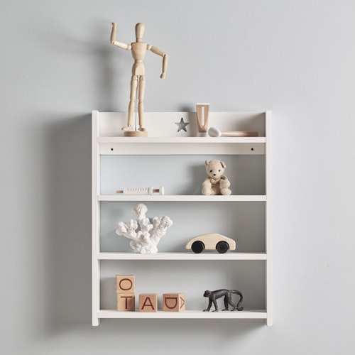 Kid's Concept, white wall shelf Star
