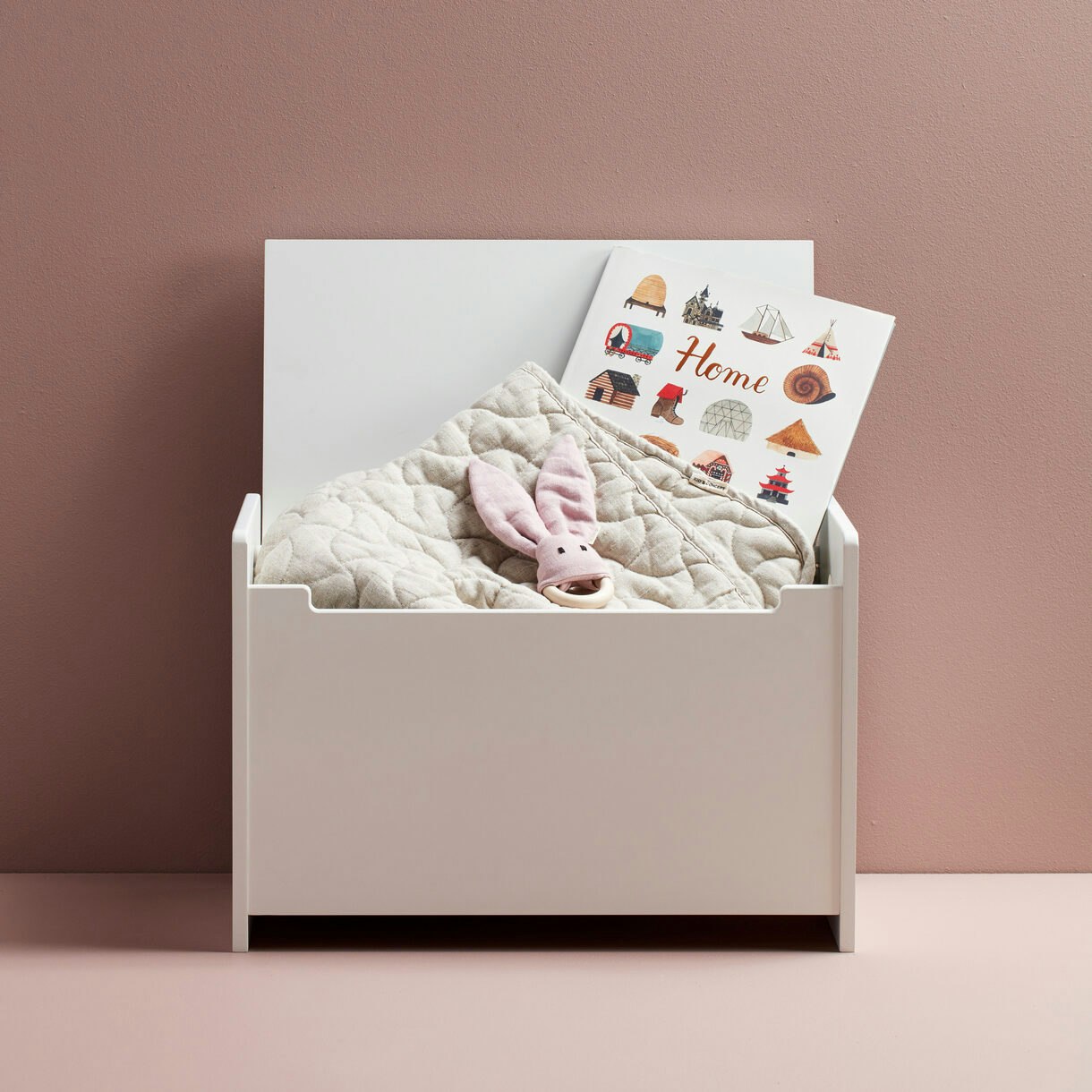 Kid`s Concept, chest/storage bench, Star white 