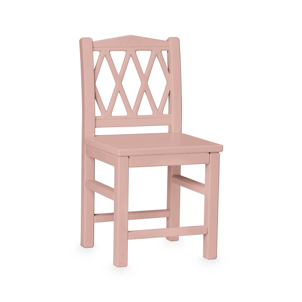 Cam Cam, Harlequin children's chair, dusty rose 