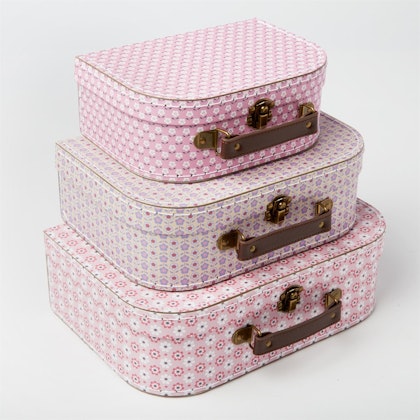 Sass & Belle, storage boxes Spring retro daisy, set of 3