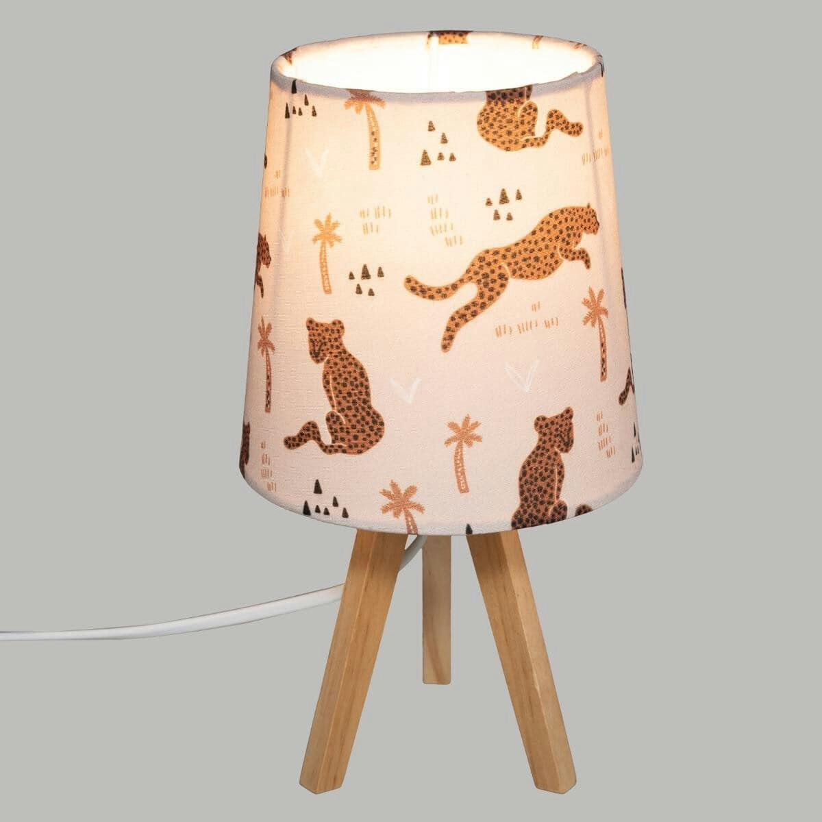 Table lamp for the children's room, jungle 