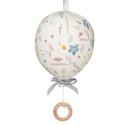 Cam Cam, musikmobil ballong med rosett, Pressed leaves rose