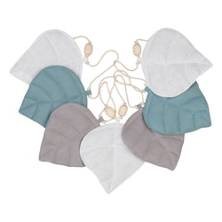 Moi Mili, linen garland leaves, Winter morning