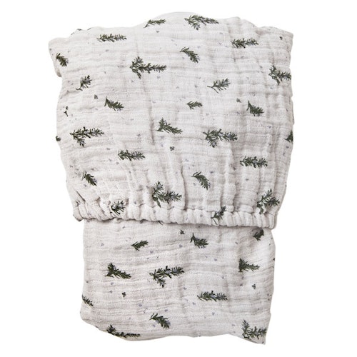 Garbo & Friends, fitted sheet muslin junior, Rosemary