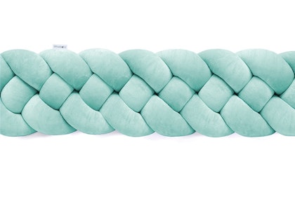 Bed bumper braided, Mint