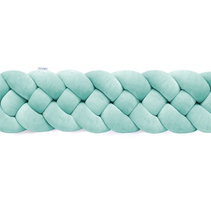 Bed bumper braided, Mint