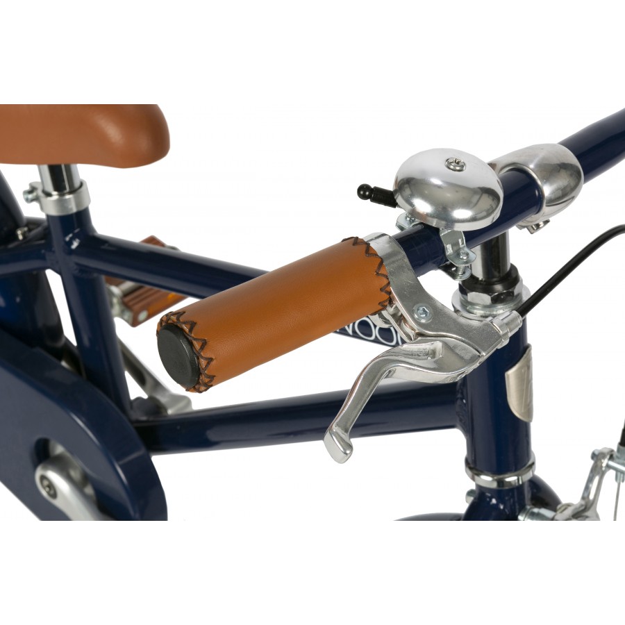 Banwood, blå barncykel med stödhjul, Classic 
