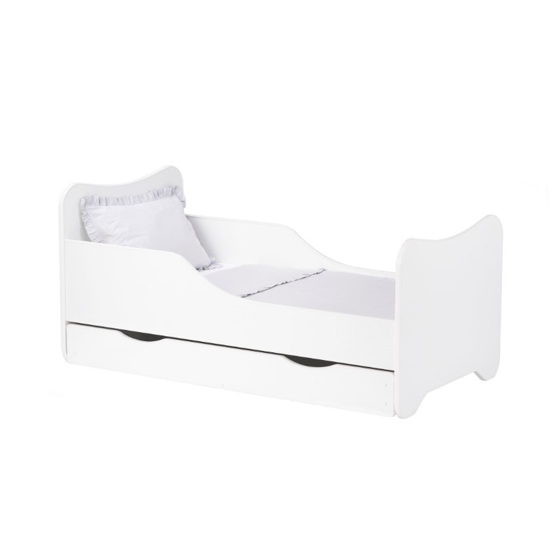 White junior bed Oscar - Babylove.se