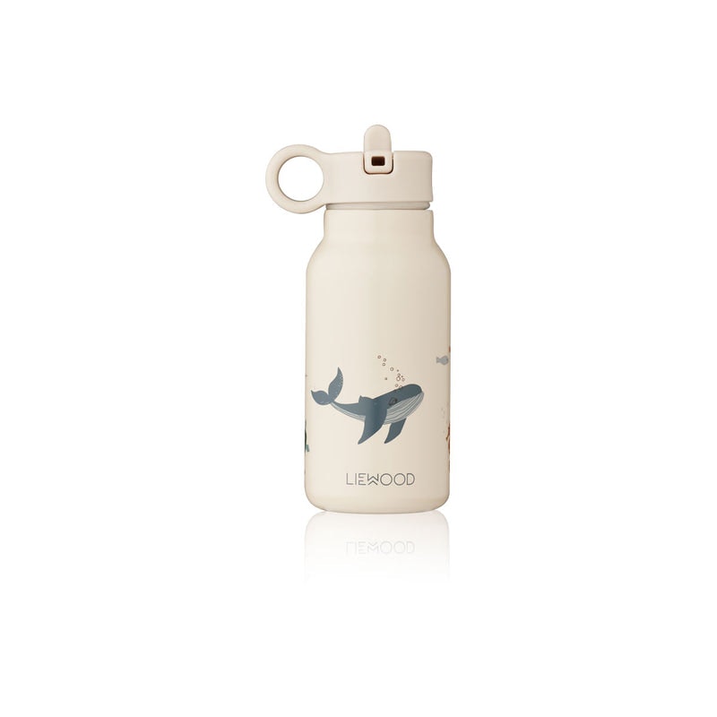Liewood, Falk Thermos Water Bottle, Sea creature sandy mix 