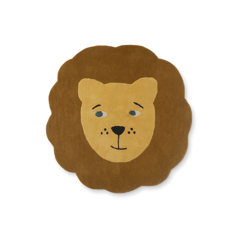 Liewood, Jena rug for the children's room, Lion golden caramel mix 