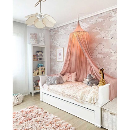 Dekornik, wallpaper Magic Swans Pink