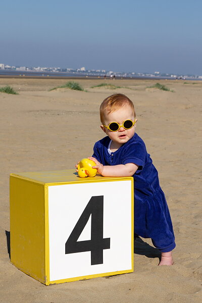 Kietla, solglasögon för barn 0-1 år, Diabola, Mustard 