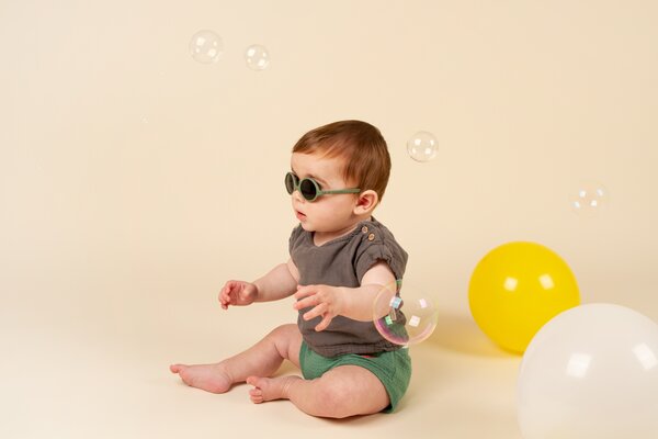 Kietla, solglasögon för barn 0-1 år, Diabola, Khaki 