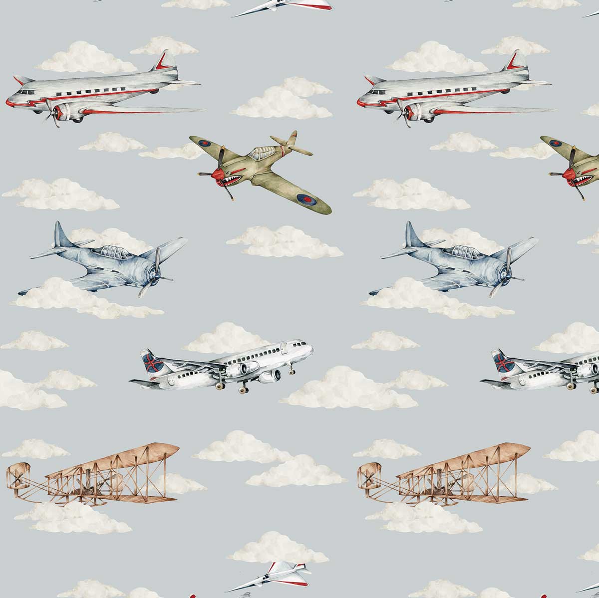 Dekornik, wallpaper Planes 