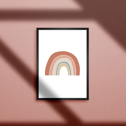 Dekorillo, poster till barnrummet, Rainbow