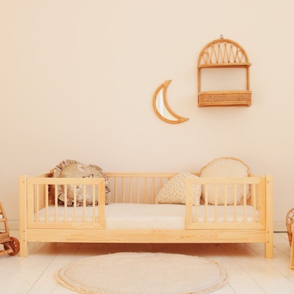 Children's bed Adele with guard rail (different sizes)