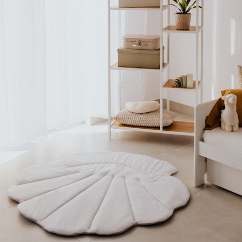 Babylove, play mat seashell, gray