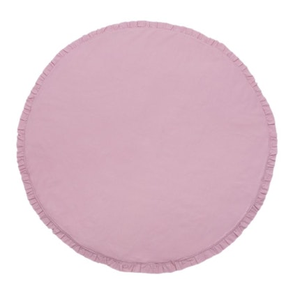 Babylove, round play mat with flounce, pink