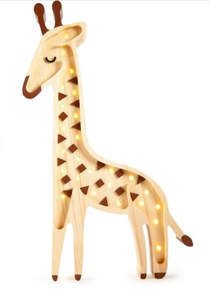 Little Lights, Nattlampa till barnrummet, Giraff Natur