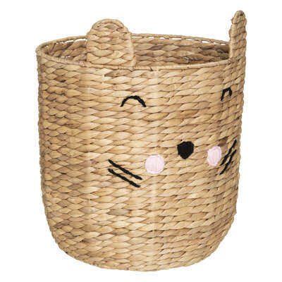 Storage basket with ears, cat Storage basket with ears, cat