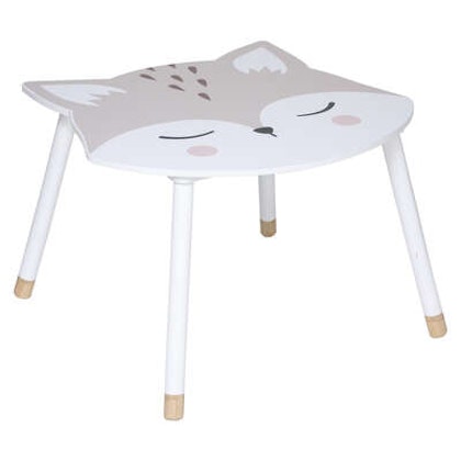 Wooden table for the children's room, fox