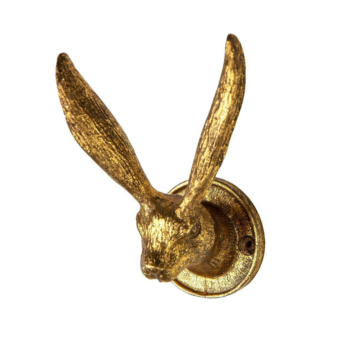 Sass & Belle, wall hook gold rabbit with ears 