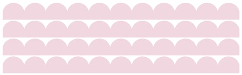 Wall Stickers Powder Pink Circles